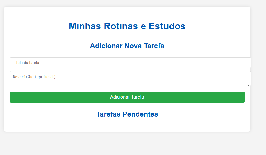 Imagem do projeto Sistema de Gestão de Tarefas